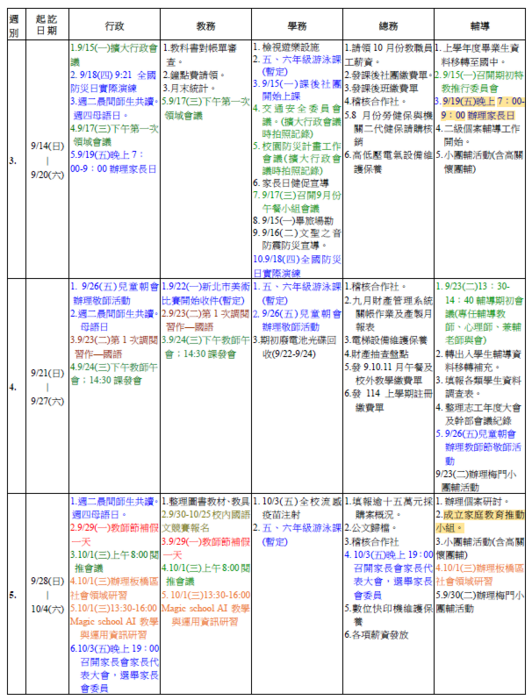 家庭教育活動納入學校行事曆3