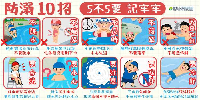 防溺10招