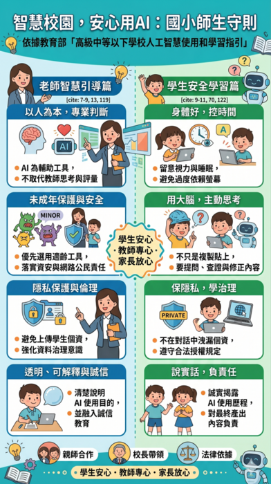 AI應用師生應注意事項(新北市Gemini帳號生成)
